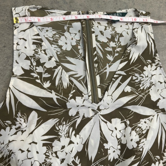 Lauren Ralph Lauren Women's Neila Green Cargo Jumpsuit Sz 6 Preppy Luxury Luxury - Picture 5 of 14